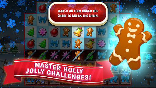 Christmas Crush - snowy village world map